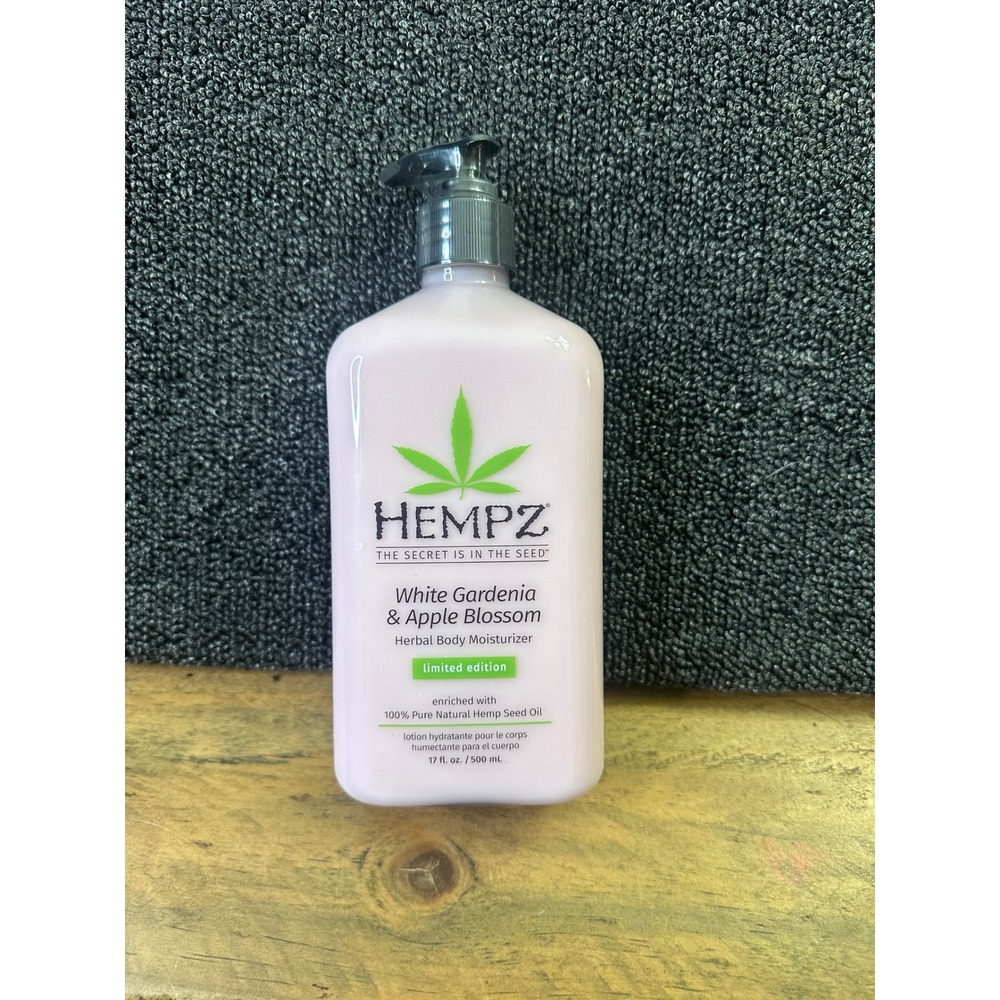 Hempz White Gardenia & Apple Blossom Body Moisturizer 17oz Limited Edition